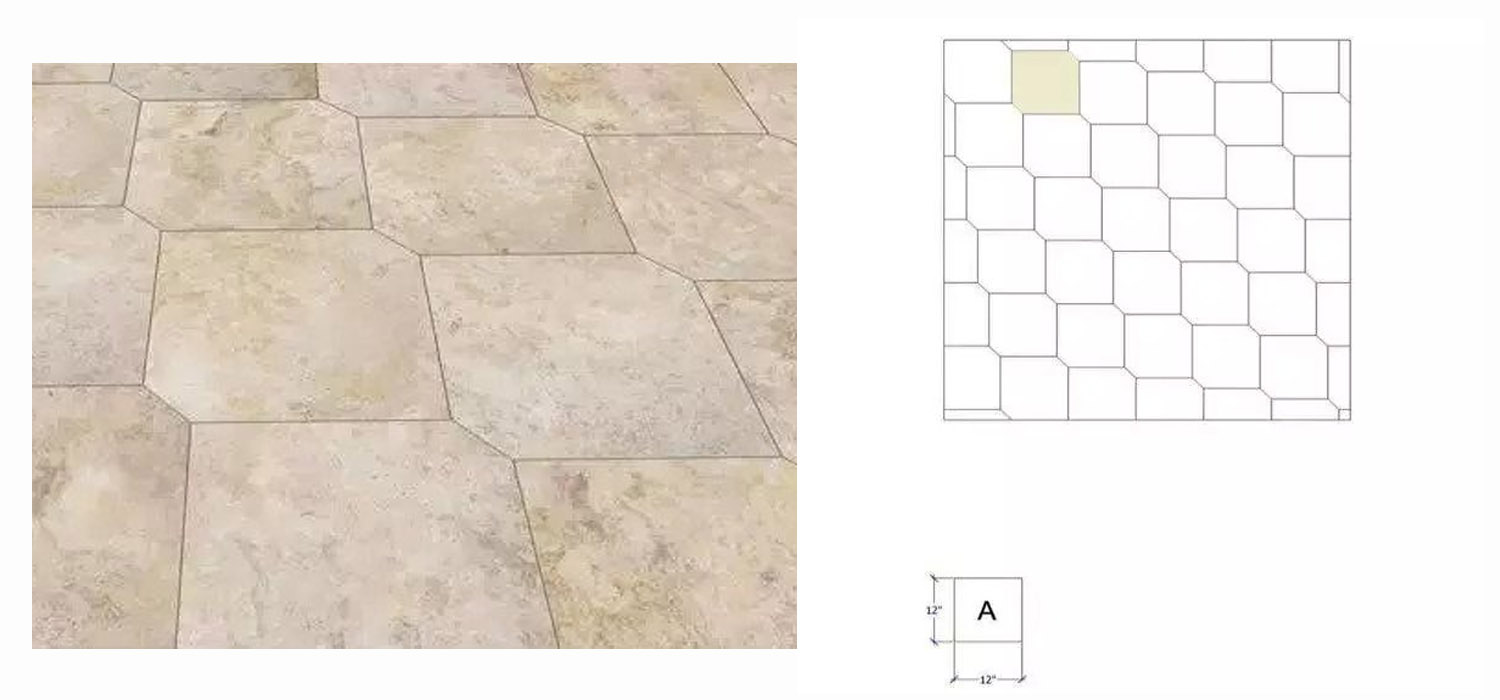 瓷磚六邊形鋪貼 瓷磚六邊形鋪貼